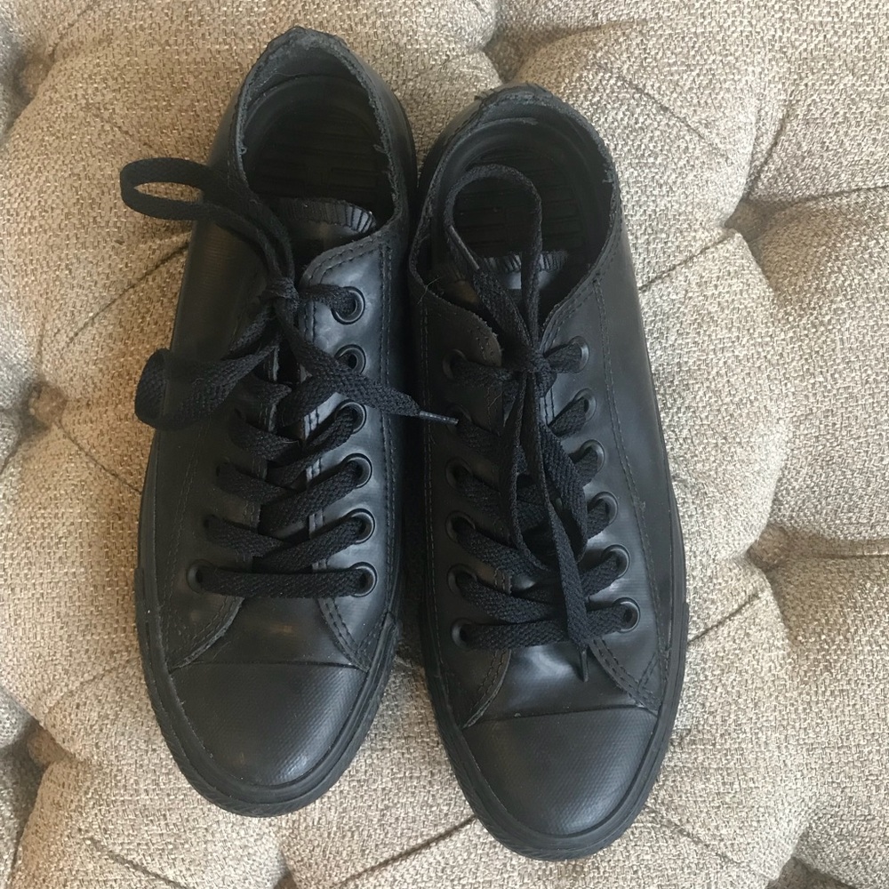 Black Rubber Converse
